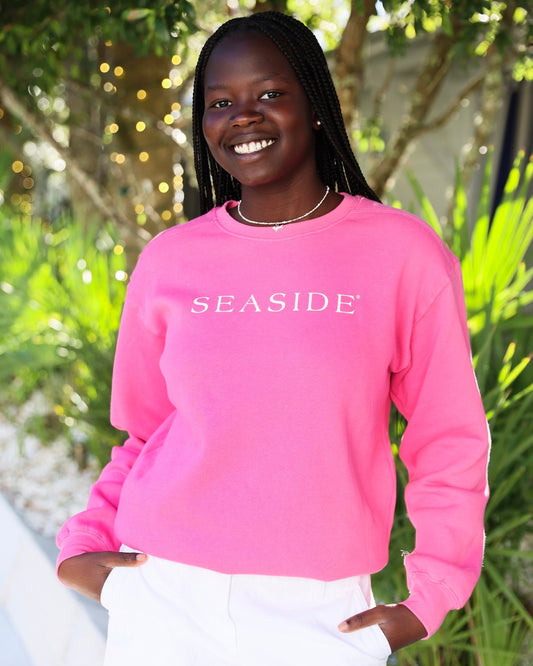 Crunchberry Pink Unisex Sweatshirt Seaside Florida The Seaside Style