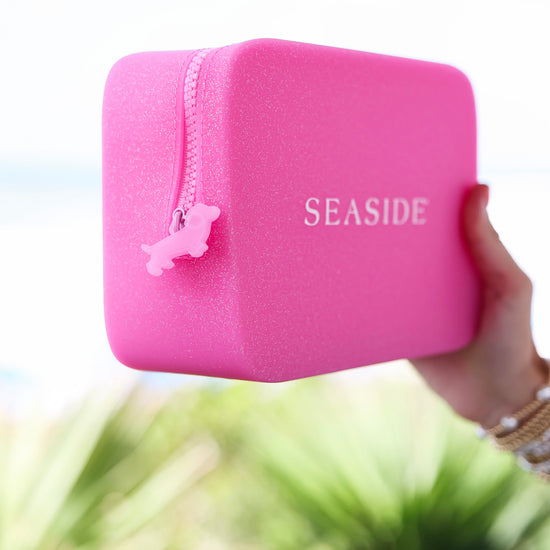Crunchberry Seaside Glitter Zip Pouch The Seaside Style 30A Seaside Florida