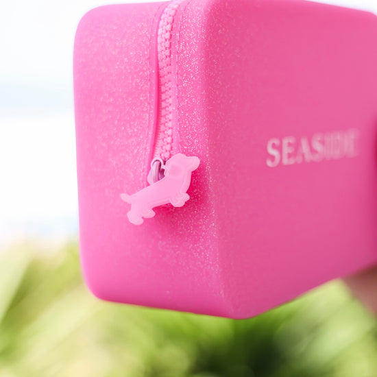 Crunchberry Seaside Glitter Zip Pouch The Seaside Style Seaside Florida 30A