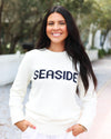 White Seaside Knit Sweater