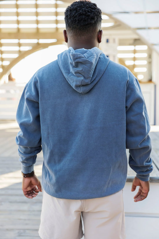 Denim Unisex Seaside Pullover Hoodie