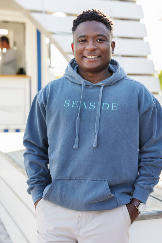 Denim Unisex Seaside Pullover Hoodie The Seaside Style