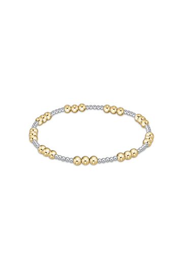 Enewton Classic Joy Pattern 4mm Bead Bracelet - Mixed Metal