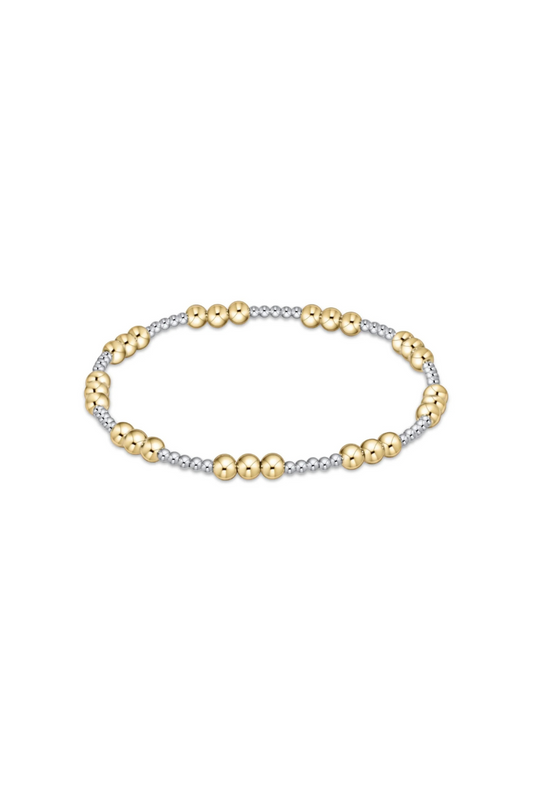Enewton Classic Joy Pattern 4mm Bead Bracelet - Mixed Metal