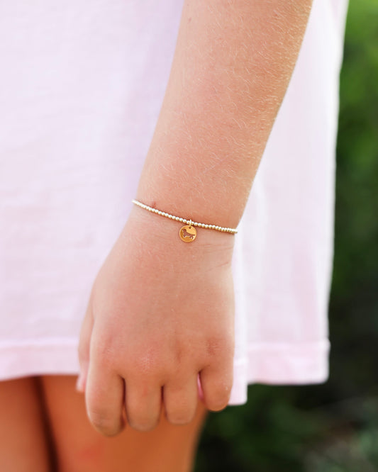 Egirl Enewton 2mm Gold Bud the Dachshund Disc Bracelet The Seaside Style 30a