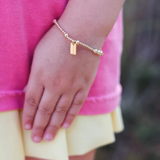 Egirl Enewton Hope Unwritten Seaside Tag Bracelet - Gold The Seaside Style Kids + Baby 30a