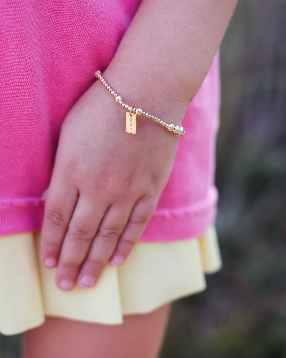 Egirl Enewton Hope Unwritten Seaside Tag Bracelet - Gold The Seaside Style Kids + Baby 30a