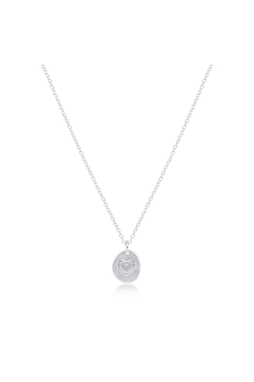Enewton 16" Necklace Sterling - Inspire Love Small Sterling Charm