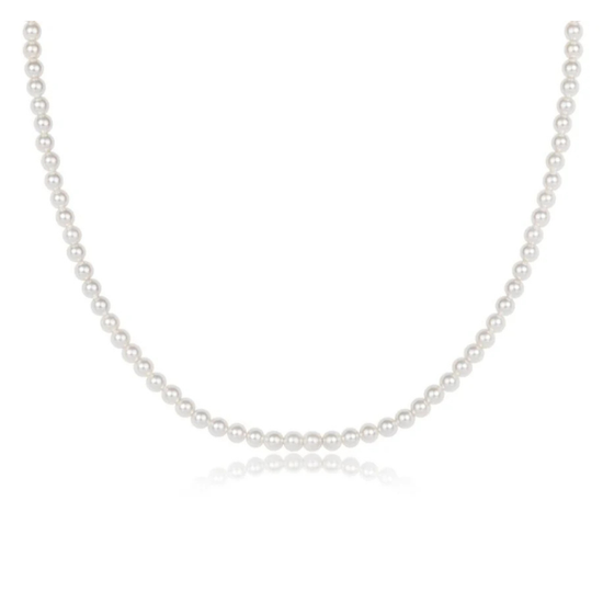 Enewton 15" Choker Classic Pearl 3mm Bead The Seaside Style Cabana Seaside 30a