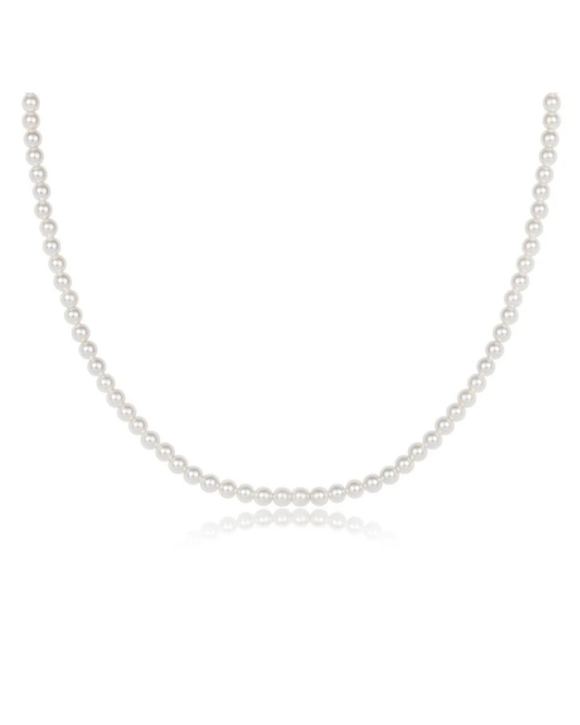 Enewton 15" Choker Classic Pearl 3mm Bead The Seaside Style Cabana Seaside 30a