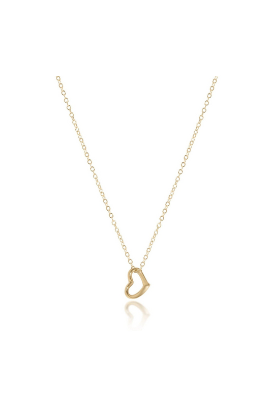 Enewton 16" Necklace Gold - Love Small Gold Charm