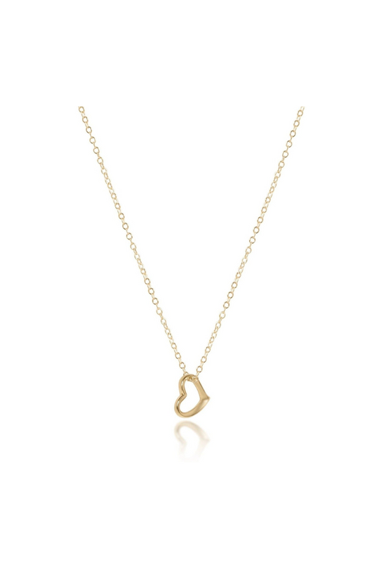 Enewton 16" Necklace Gold - Love Small Gold Charm