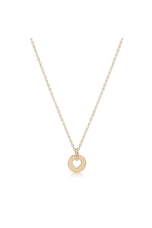 Enewton 16" Necklace Gold - Love Small Gold Disc