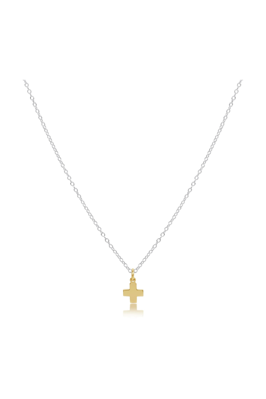 Enewton 16" Necklace Mixed Metal - Signature Cross Gold Charm
Cabana the seaside style