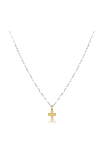 Enewton 16" Necklace Mixed Metal - Signature Cross Gold Charm
Cabana the seaside style