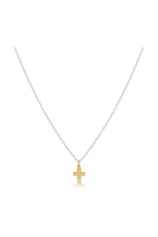 Enewton 16" Necklace Mixed Metal - Signature Cross Gold Charm
Cabana the seaside style