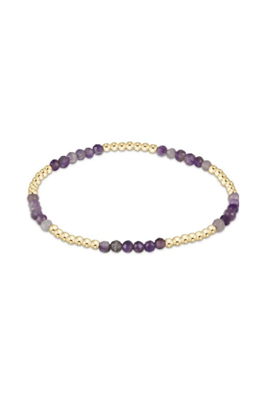 Enewton Blissful Pattern 2.5mm Bead Bracelet - Amethyst