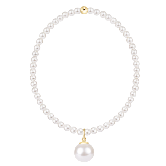 Enewton Classic Pearl 3mm Bracelet - Classic Pearl 10mm Charm