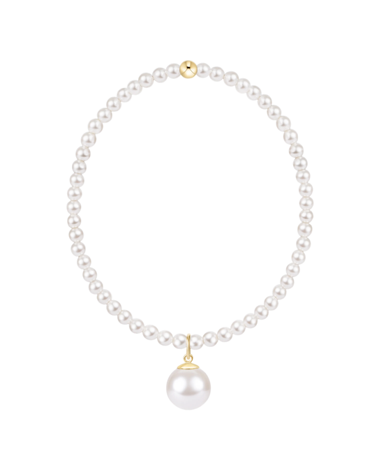 Enewton Classic Pearl 3mm Bracelet - Classic Pearl 10mm Charm
