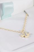 Enewton 14kt Gold and Diamond Signature Cross Necklace