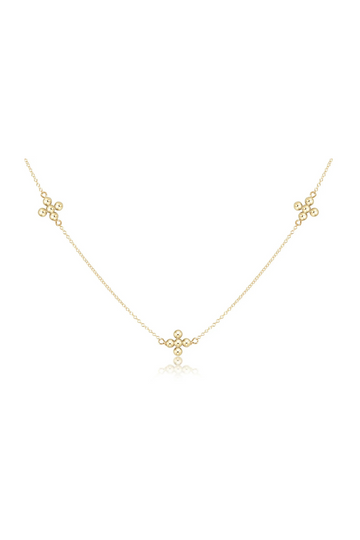 BEADED SIG CROSS SIMPLIC