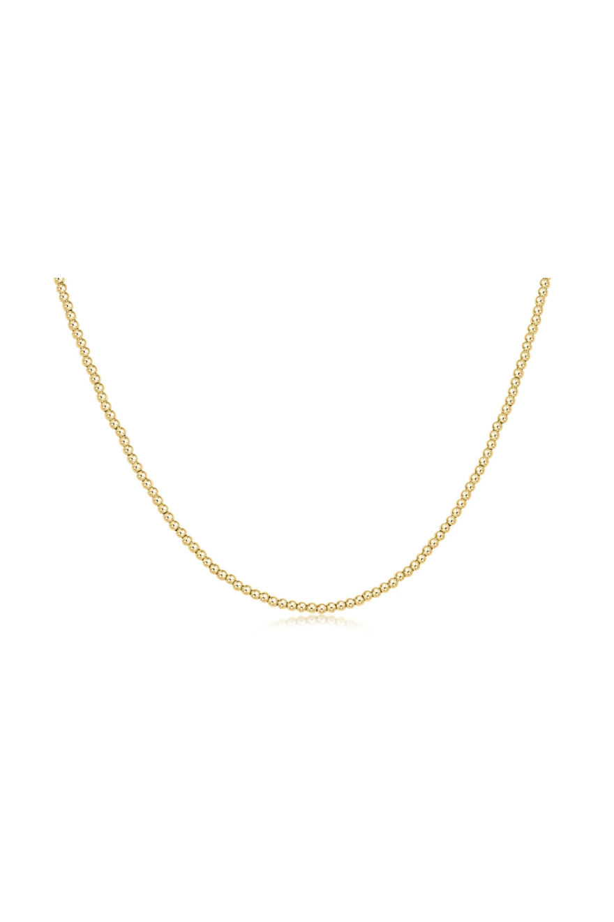 Enewton 15" Choker Classic Gold 2mm Bead