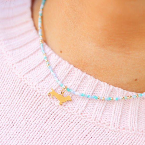 Enewton 15 inch Choker Hope Unwritten Bud Charm Teal Like A Woman The Seaside Style