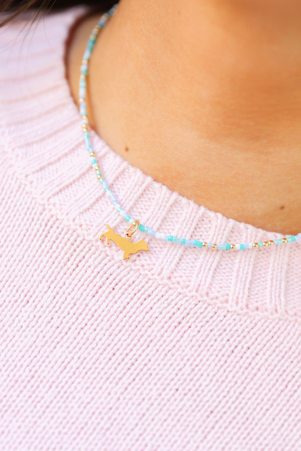 Enewton 15 inch Choker Hope Unwritten Bud Charm Teal Like A Woman The Seaside Style