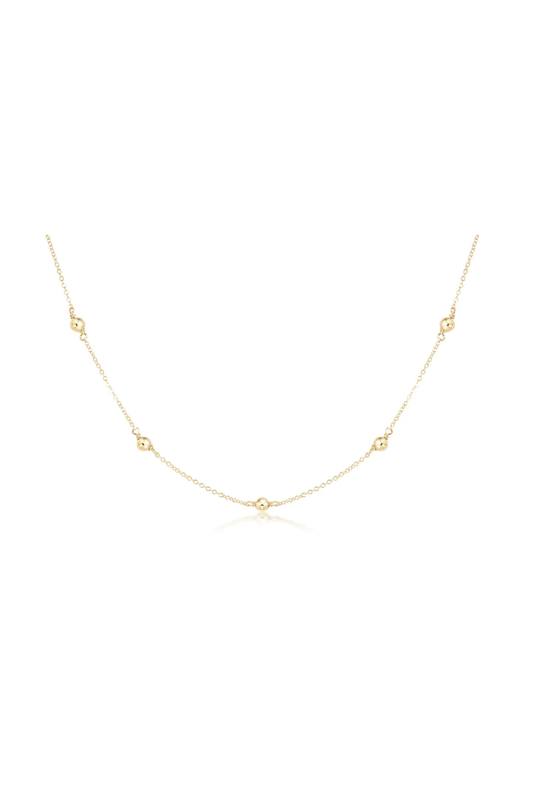 Enewton 15" Choker Simplicity Chain Gold - Classic 4mm Gold