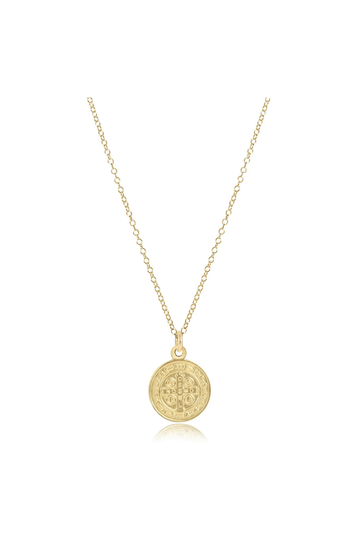Enewton 16" Necklace Gold - Blessing Gold Disc