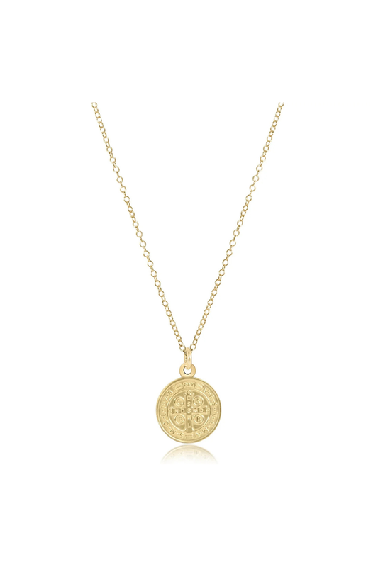 Enewton 16" Necklace Gold - Blessing Gold Disc