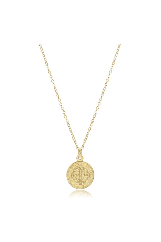 Enewton 16" Necklace Gold - Blessing Gold Disc
