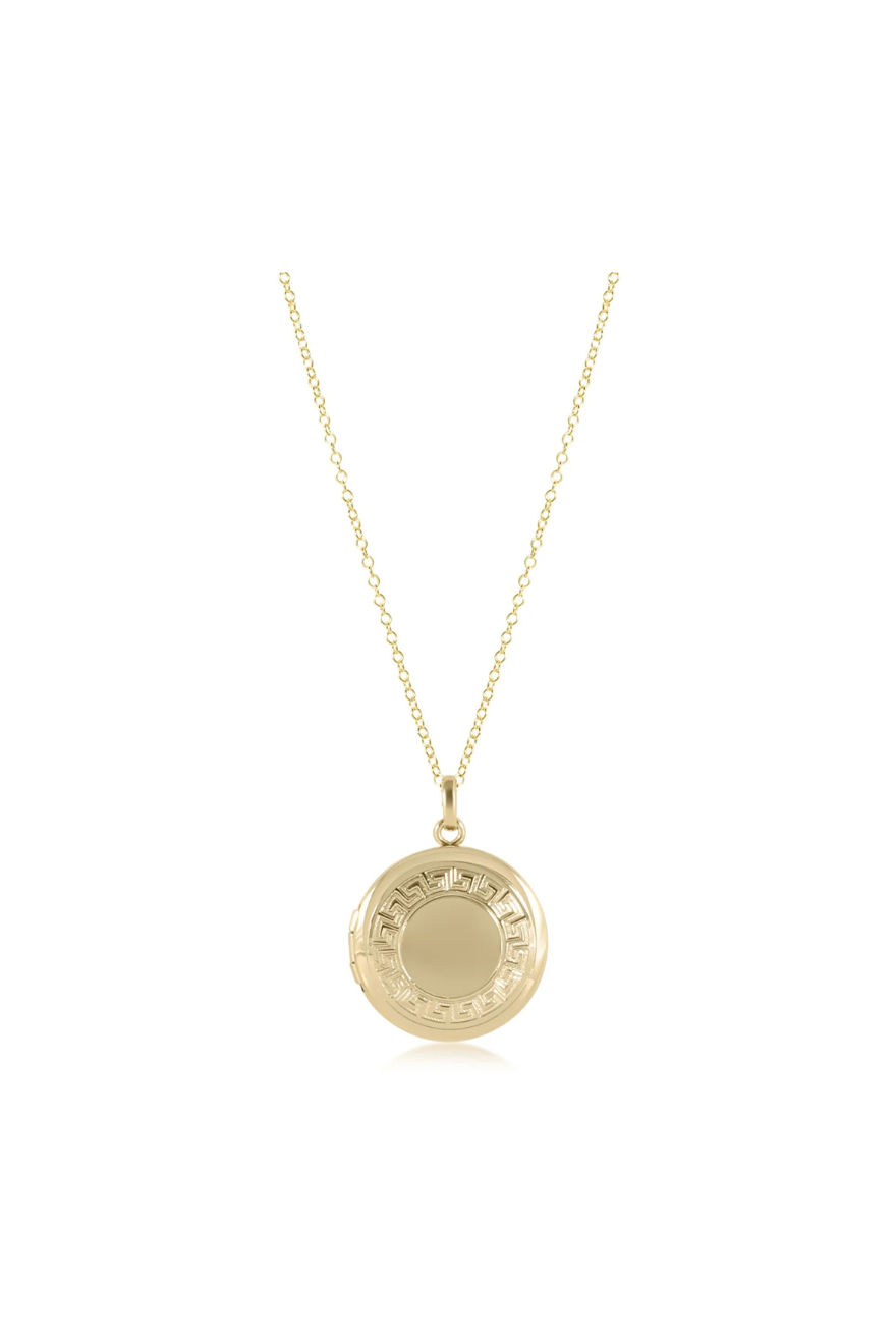 Enewton 16" Necklace Gold - Cherish Small Gold Locket