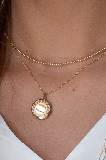 Enewton 16" Necklace Gold - Cherish Small Gold Locket