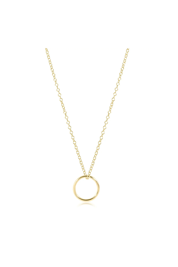Enewton 16" Necklace Gold - Halo Gold Charm