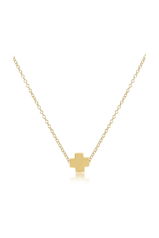 Enewton 16" Necklace Gold - Signature Cross Gold