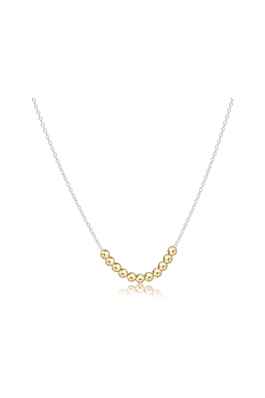Enewton 16" Necklace Sterling Mixed Metal - Classic Gold Beaded Bliss