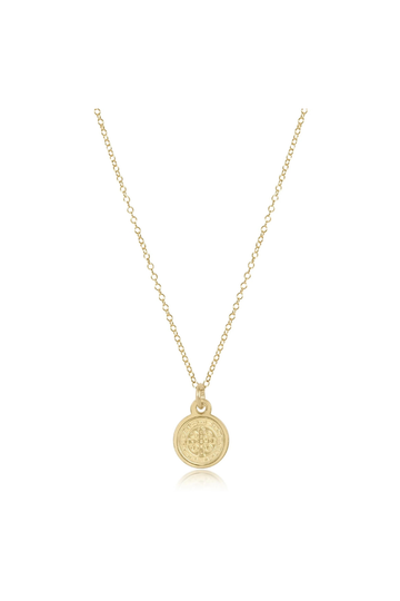 Enewton 16" Necklace gold - Blessing Small Gold Disc