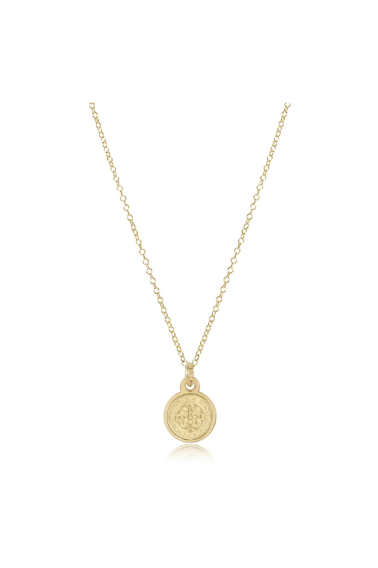 Enewton 16" Necklace gold - Blessing Small Gold Disc