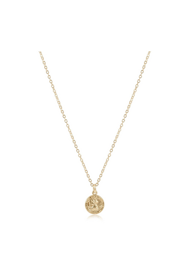 Enewton 16" Necklace Gold - Protection Small Gold Disc