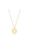 Enewton 16" Necklace Gold - Blessed Disc