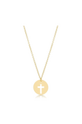 Enewton 16" Necklace Gold - Blessed Disc