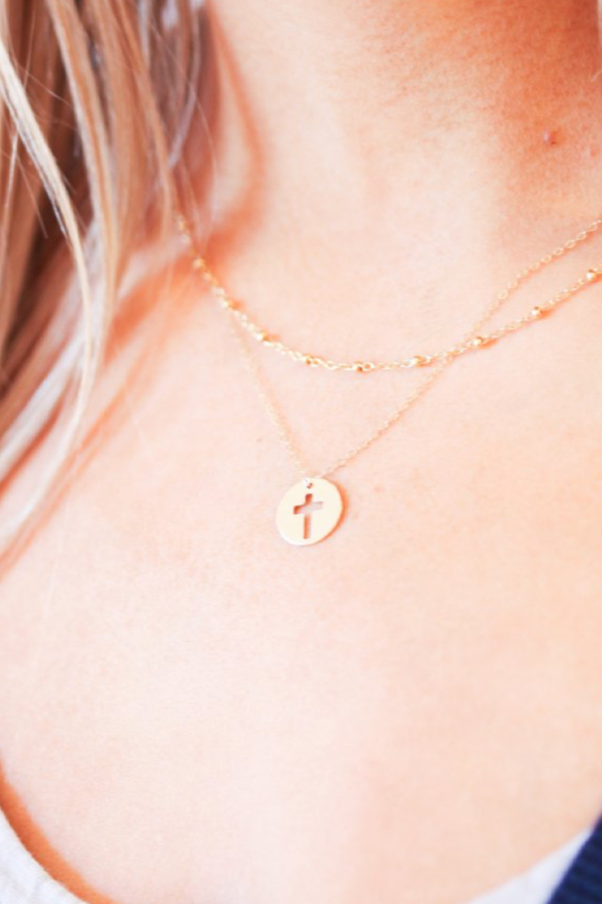 Enewton 16" Necklace Gold - Blessed Disc