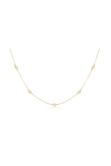 Enewton 17" Choker Simplicity Chain Gold - Classic 4mm Gold