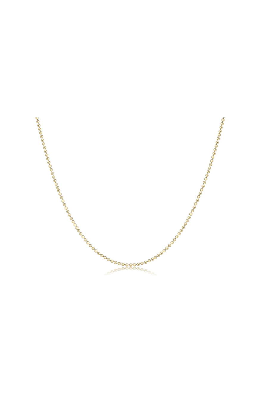Enewton 17" Choker Classic Beaded Chain - Gold