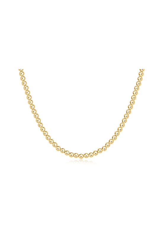 Enewton 17" Choker Classic Gold 4mm Bead