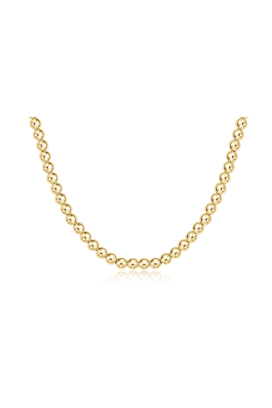 Enewton 17" Choker Classic Gold 5mm Bead