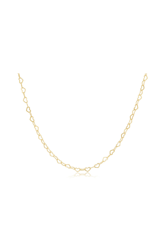 Enewton 17" Choker Love Chain - Gold