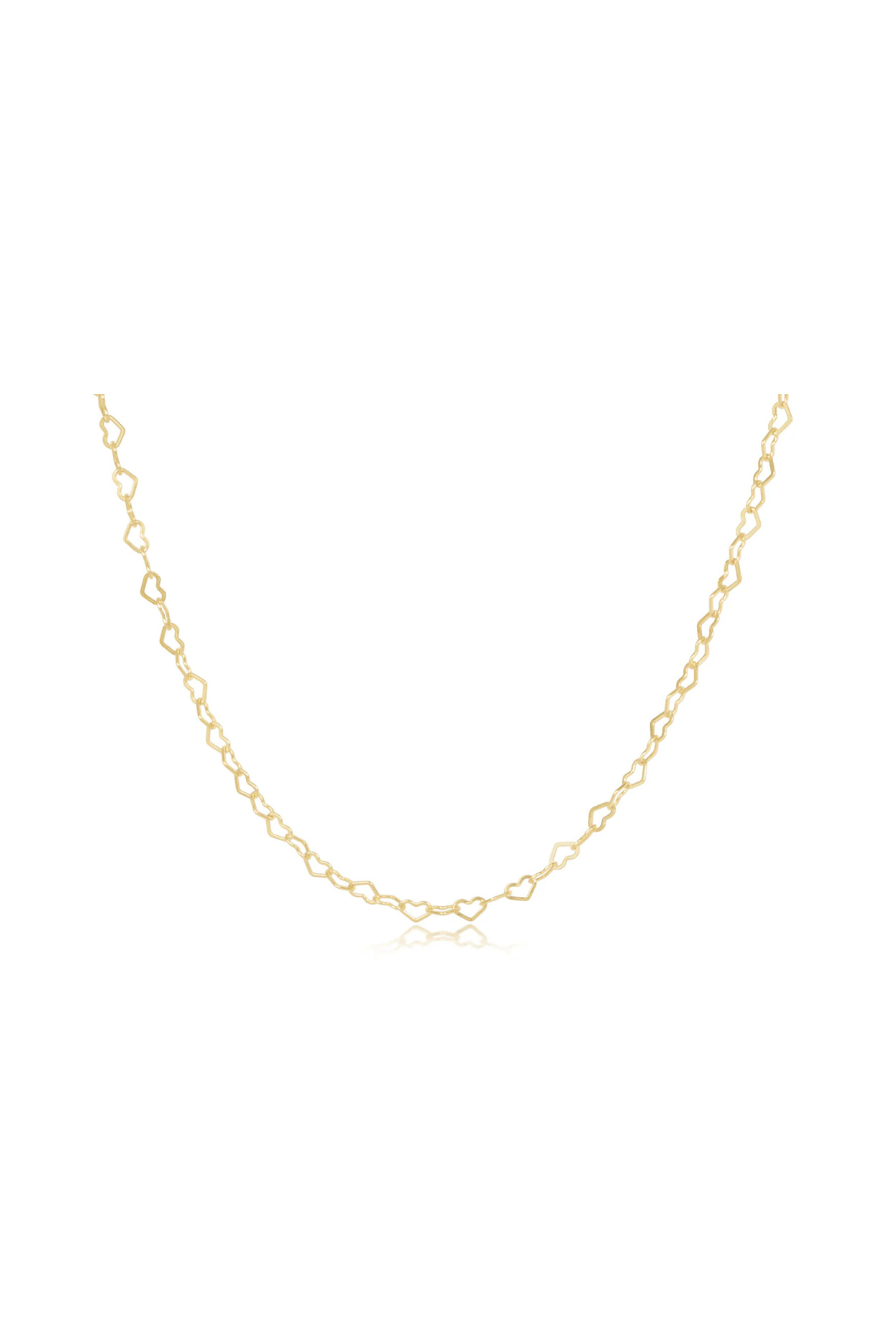 Enewton 17" Choker Love Chain - Gold