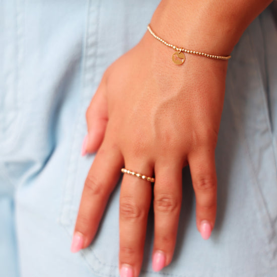 Enewton 2mm Gold Bud the Dachshund Disc Bracelet Seaside Florida 30A The Seaside Style